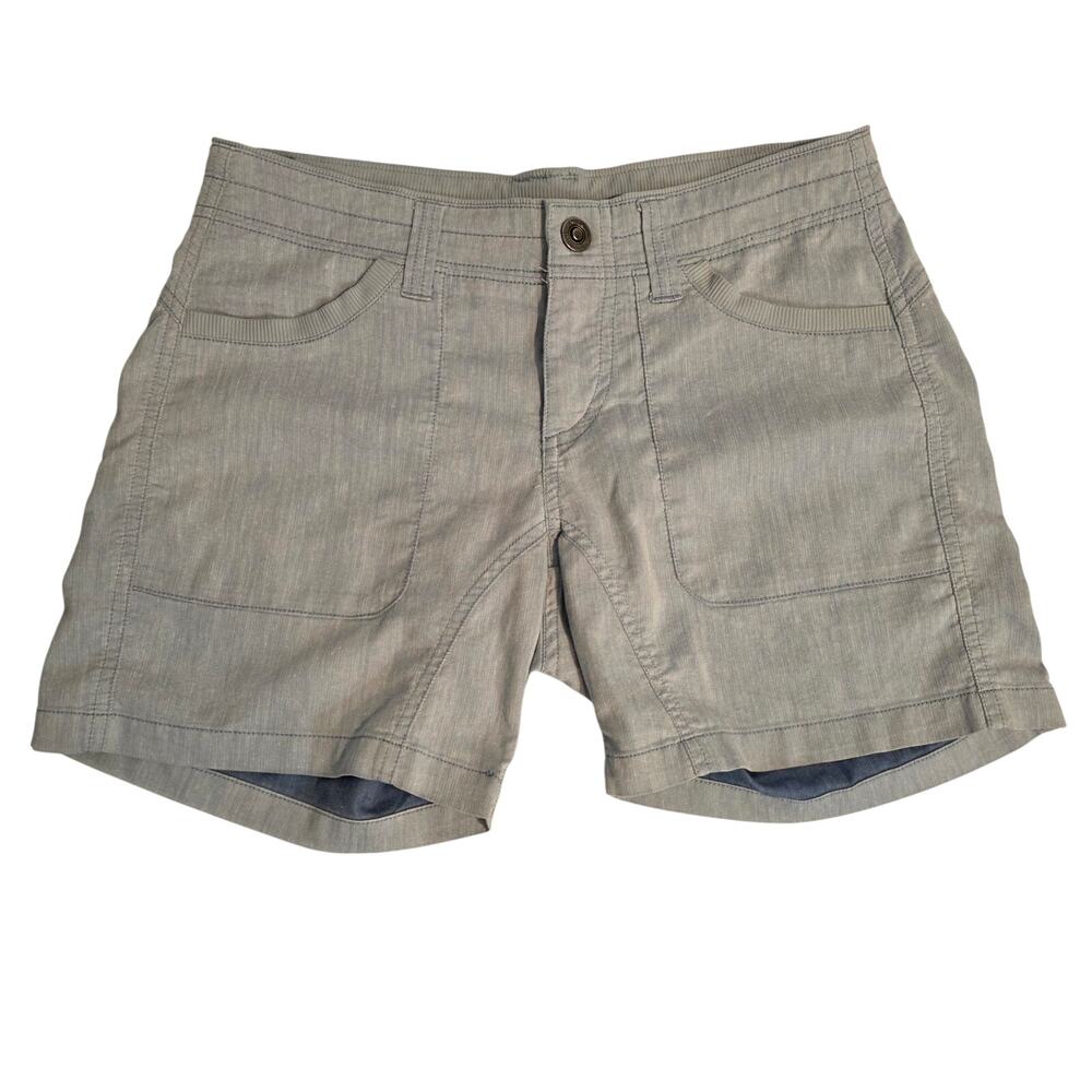 Kuhl Trekr Pull On Shorts Hiking Outdoor Blue Size 2